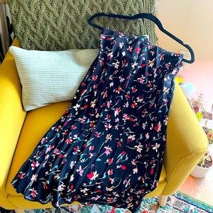 Madewell flower print skirt size 2